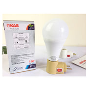 Bóng đèn LED tròn SOPOKA mã B công suất từ 3W đến 20W, đuôi xoáy E27, ánh sáng trắng và vàng ấm, dải điện áp rộng 85V-265V hoạt động tốt khi điện yếu, chống nước và côn trùng.