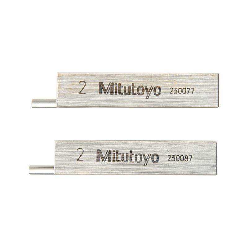 Phụ kiện hàm kẹp bán nguyệt 2mm dùng cho kẹp căn mẫu Mitutoyo 619010 (1 cặp) | Half-round jaw