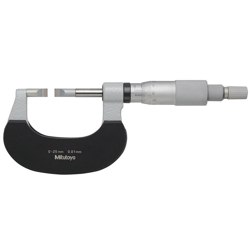 Panme Mitutoyo Series 122 - Blade Micrometers, non-rotating, đầu đo lưỡi dẹp | trục đo không xoay