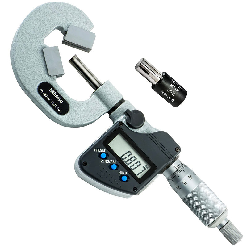 Panme điện tử Mitutoyo Series 314 - V-Anvil Micrometers, Đế đo chữ V + Mũi đo nhọn
