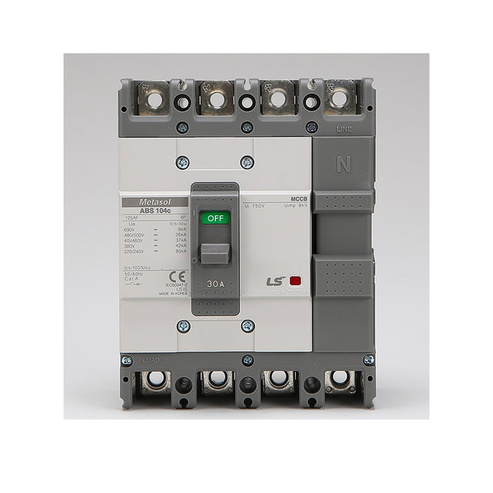 Cầu dao tự động MCCB 4P LS, tải danh định từ 15A ~ 1600A, dòng cắt từ 18kA ~ 75kA