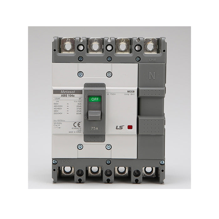 Cầu dao tự động MCCB 4P LS, tải danh định từ 15A ~ 1600A, dòng cắt từ 18kA ~ 75kA