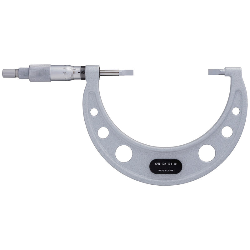 Panme Mitutoyo Series 122 - Blade Micrometers, non-rotating, đầu đo lưỡi dẹp | trục đo không xoay