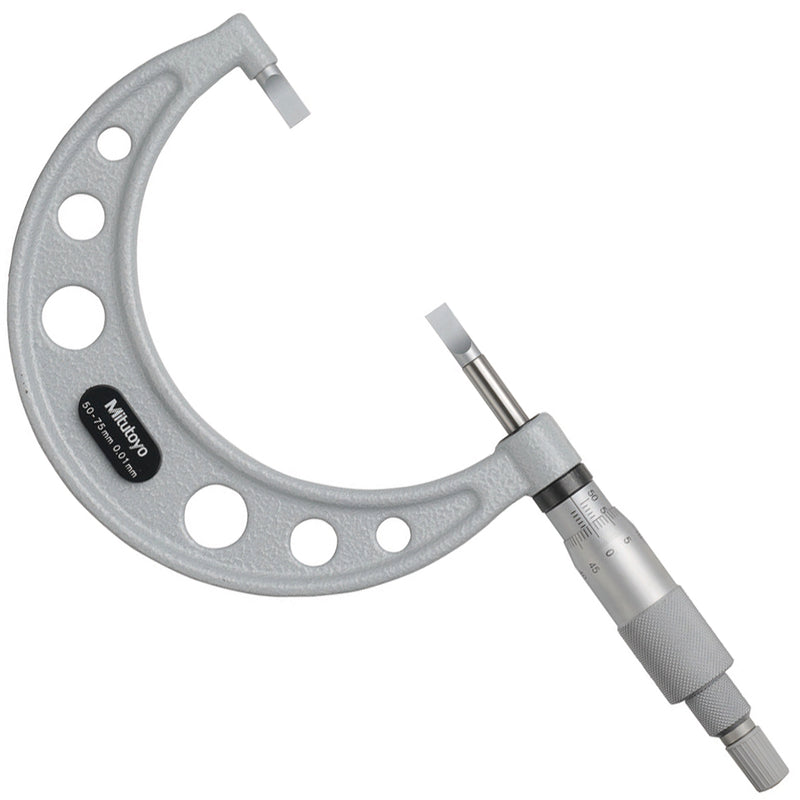 Panme Mitutoyo Series 122 - Blade Micrometers, non-rotating, đầu đo lưỡi dẹp | trục đo không xoay