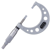 Panme Mitutoyo Series 122 đầu đo lưỡi dẹp, trục đo không xoay đo rãnh hẹp.
