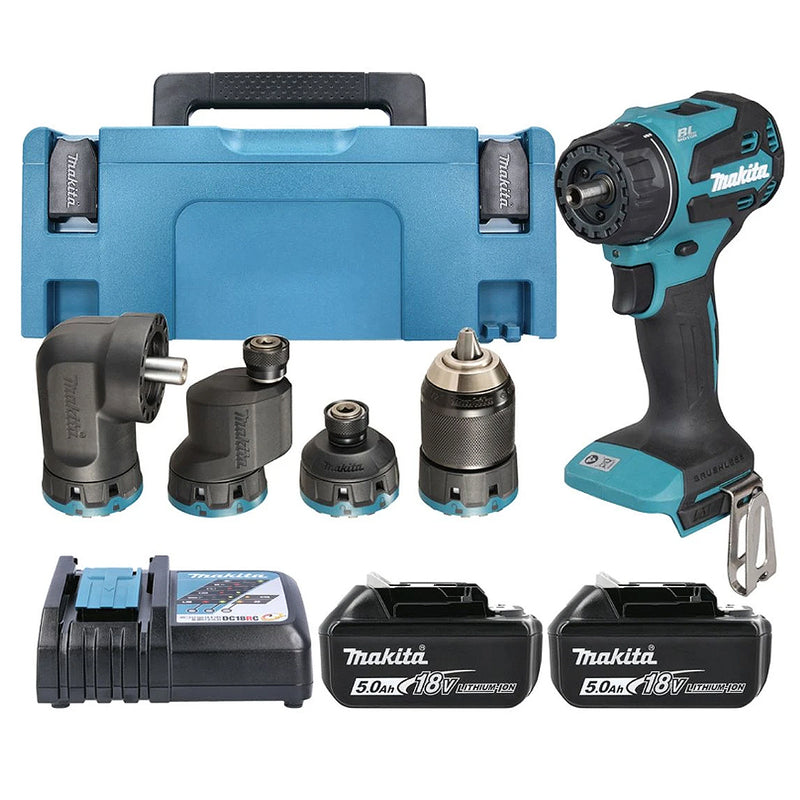 Máy khoan đổi đầu đa năng Makita DDF491 dùng Pin 18V LXT