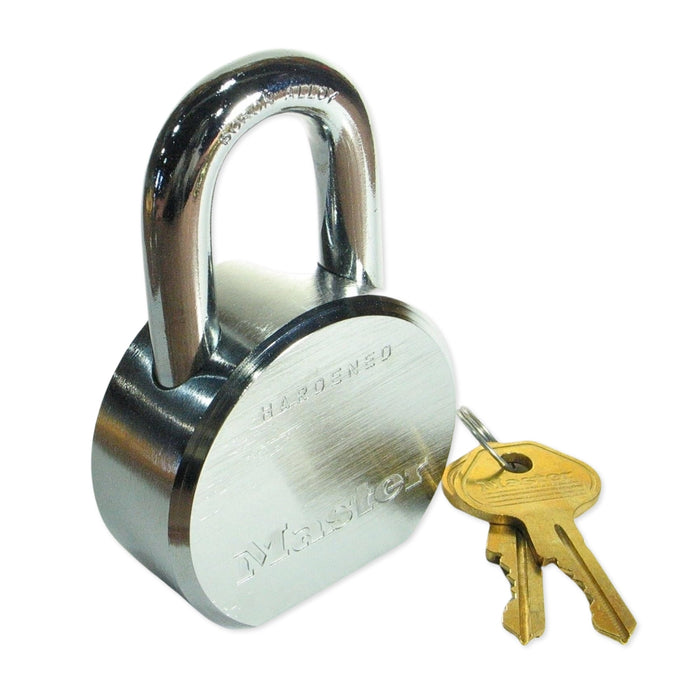 Ổ khóa treo Master Lock 6230 cao cấp, thân khóa bằng thép mạ chrome 64mm