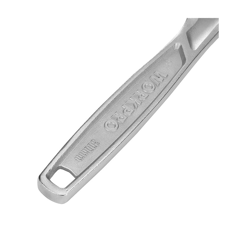 Mỏ lết công nghiệp bằng thép CR-V, cán trơn mạ chrome Workpro
