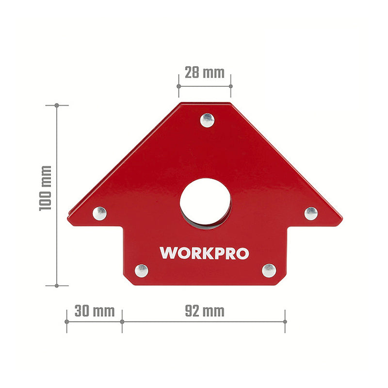 Ê ke góc 4 hướng có nam châm dùng trong ngành hàn Workpro