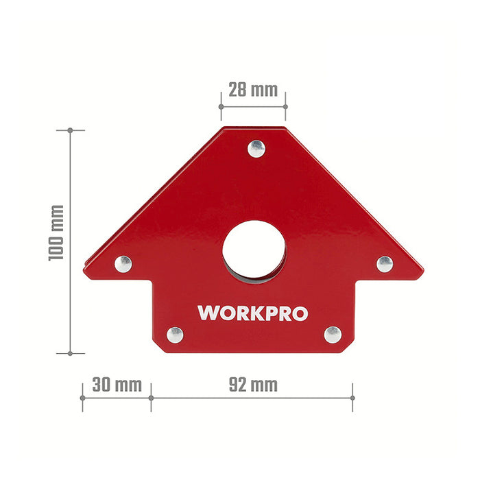 Ê ke góc 4 hướng có nam châm dùng trong ngành hàn Workpro