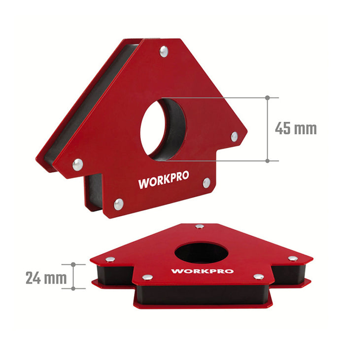 Ê ke góc 4 hướng có nam châm dùng trong ngành hàn Workpro