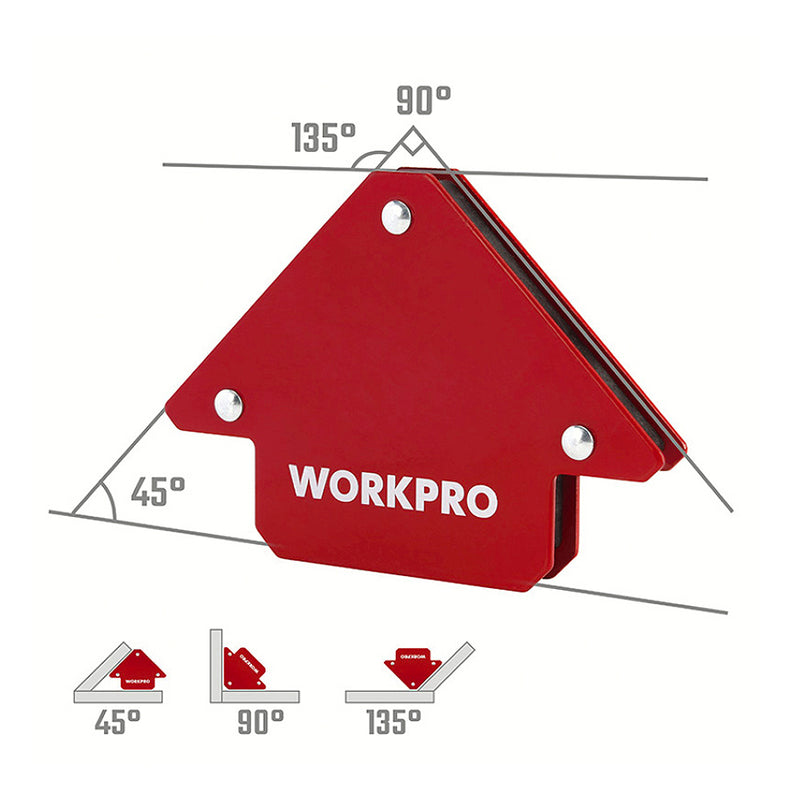 Ê ke góc 4 hướng có nam châm dùng trong ngành hàn Workpro