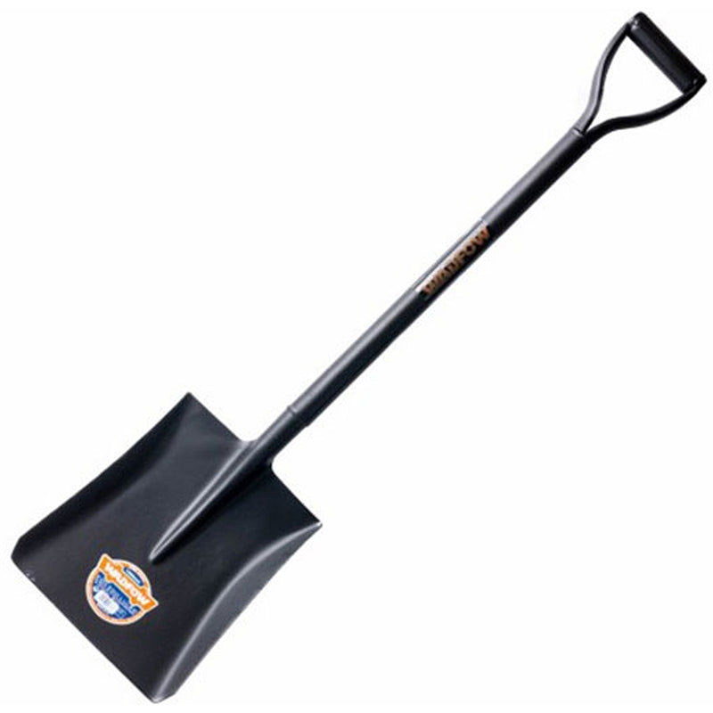 Xẻng thép mũi vuông cán kim loại Wadfow WSE3314, chiều dài 1000mm, kích thước lưỡi 295mm x 245mm, chất liệu thép carbon