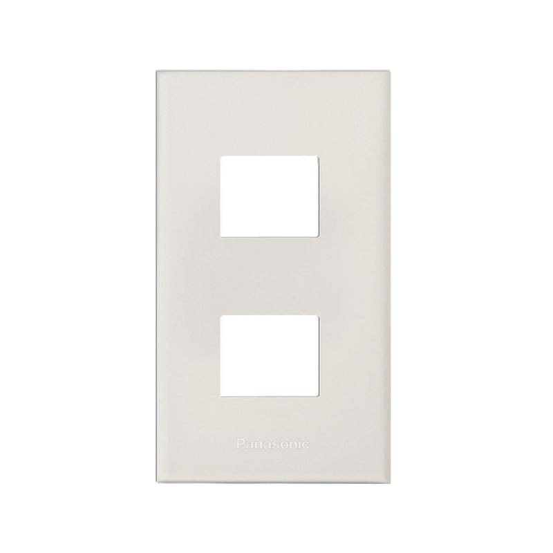 Mặt góc vuông dùng cho 2 thiết bị Panasonic WZV7842W