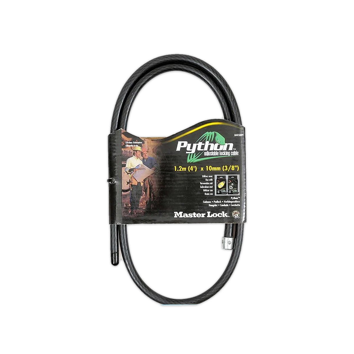 Dây cáp Master Lock cao cấp, dây cáp bằng thép được bọc nhựa vinyl dài từ 1200mm - 9000mm, dày 10mm (dùng cho đầu khóa Master Lock 8403EURDPF)