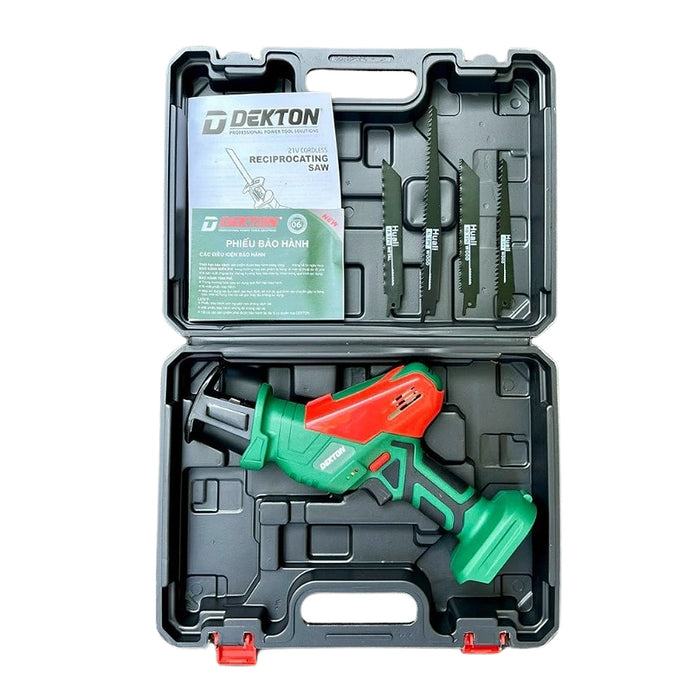 Máy cưa kiếm Dekton M21-CK20 dùng pin 21V, độ xọc 20mm