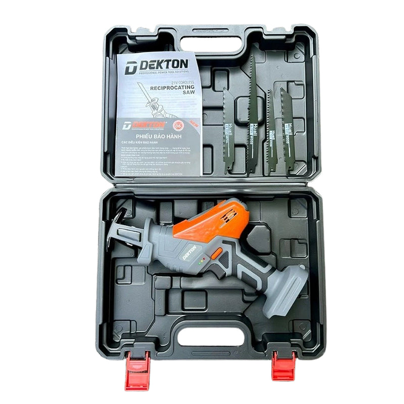 Máy cưa kiếm Dekton M21-CK20 dùng pin 21V, độ xọc 20mm