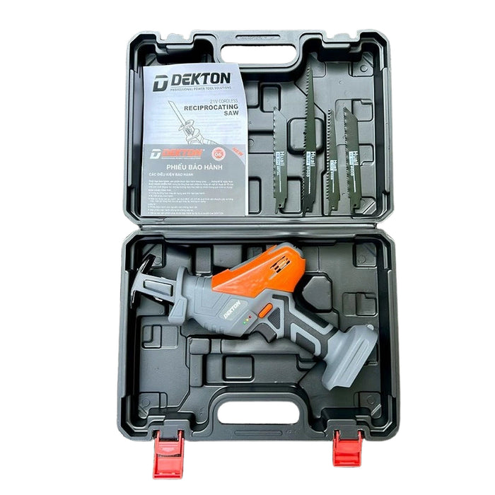 Máy cưa kiếm Dekton M21-CK20 dùng pin 21V, độ xọc 20mm