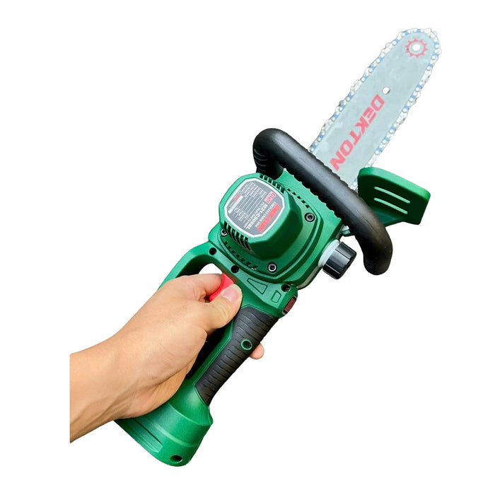 Máy cưa xích Dekton M21-CS08BL dùng pin 21V, chiều dài lam 200mm