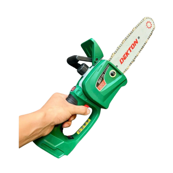 Máy cưa xích Dekton M21-CS08BL dùng pin 21V, chiều dài lam 200mm