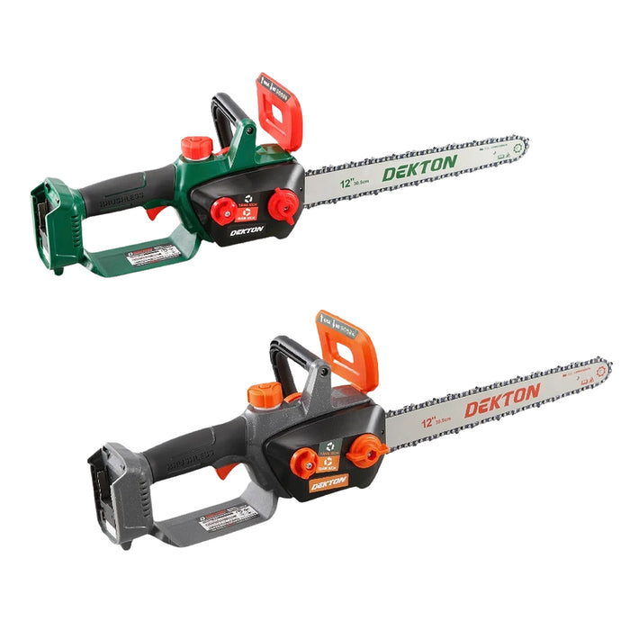 Máy cưa xích Dekton M21-CS12BLC dùng pin 21V, chiều dài lam 300mm (Chỉ có thân máy)