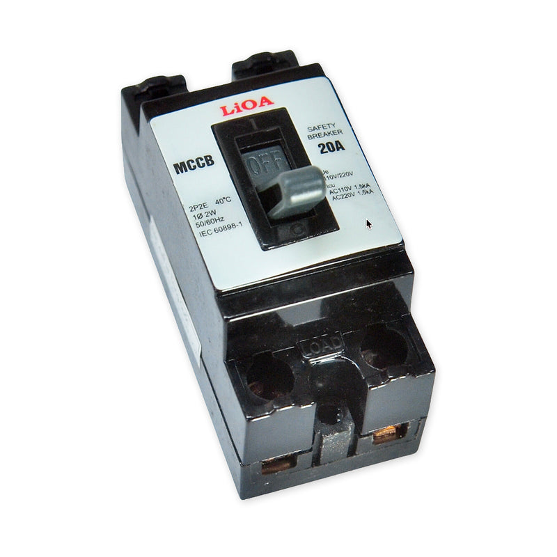 CB cóc Lioa loại 2 tiếp điểm 2P2E, dòng cắt 1.5kA