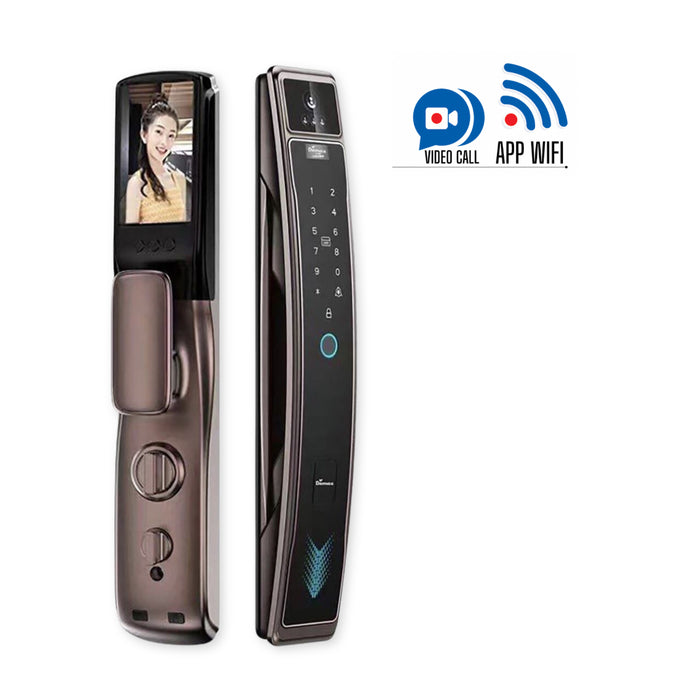 Khóa điện tử cao cấp có màn hình video call Demax SL818