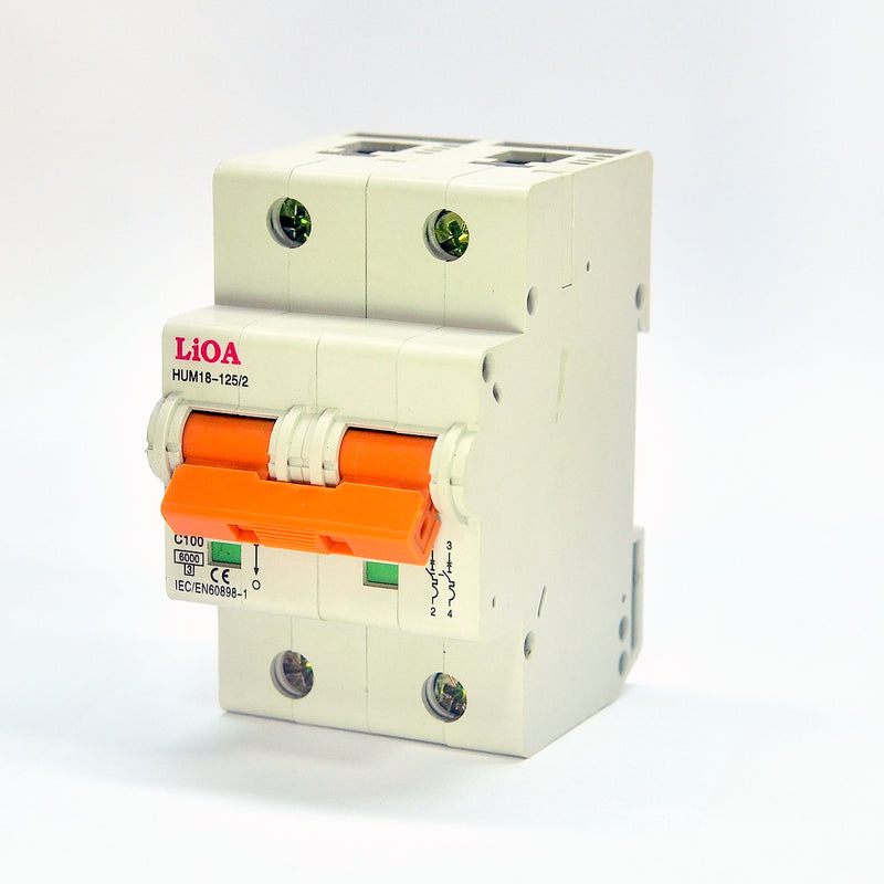 Cầu dao tự động MCB Lioa, tải danh định từ 6A ~ 100A, dòng cắt từ 6kA