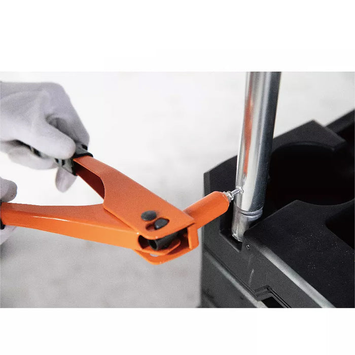 Kìm rút ri vê (rivet) Kendo 45602 dài 250mm (10 inch), có 4 đầu rút đinh với kích thước từ 2.4mm - 4.8mm