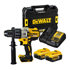 DCD996P2: Thân máy + sạc + 2 Pin dung lượng 5Ah + Vali