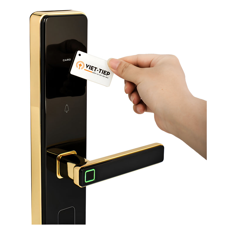 Khóa điện tử Việt Tiệp INNOVITI 28385 tích hợp vân tay, mã số, chìa và thẻ từ