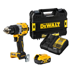 DCD805P1: Máy + Sạc + 1 Pin dung lượng 5Ah + Vali