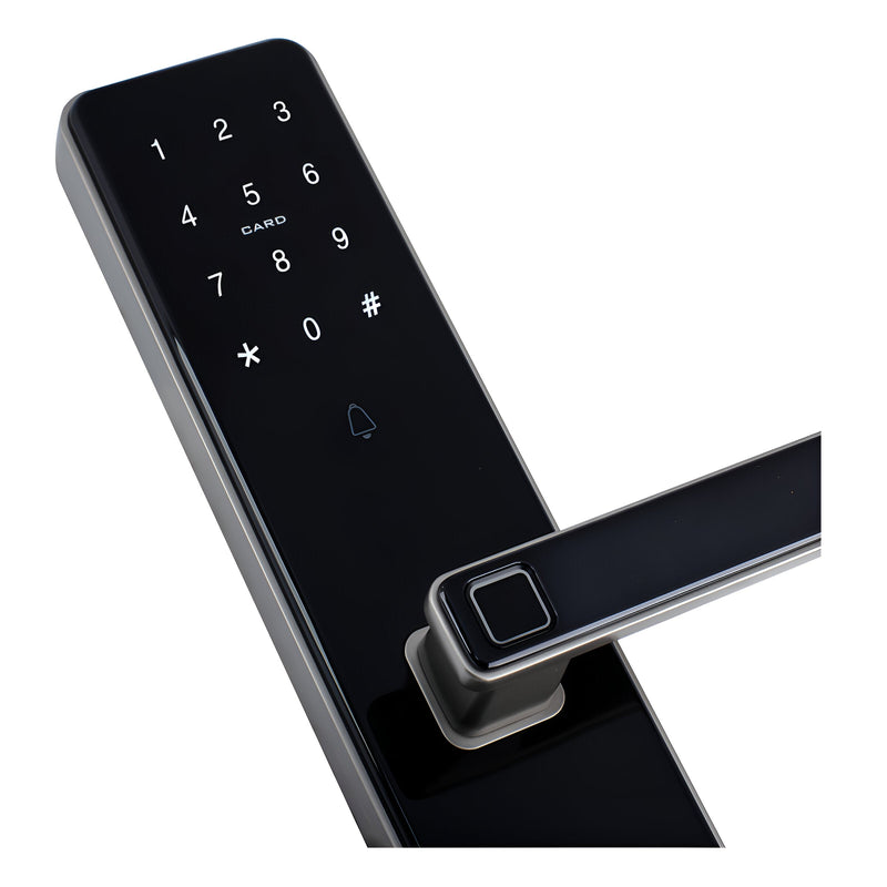 Khóa điện tử Việt Tiệp 28381 tích hợp vân tay, mật khẩu, chìa cơ và thẻ từ