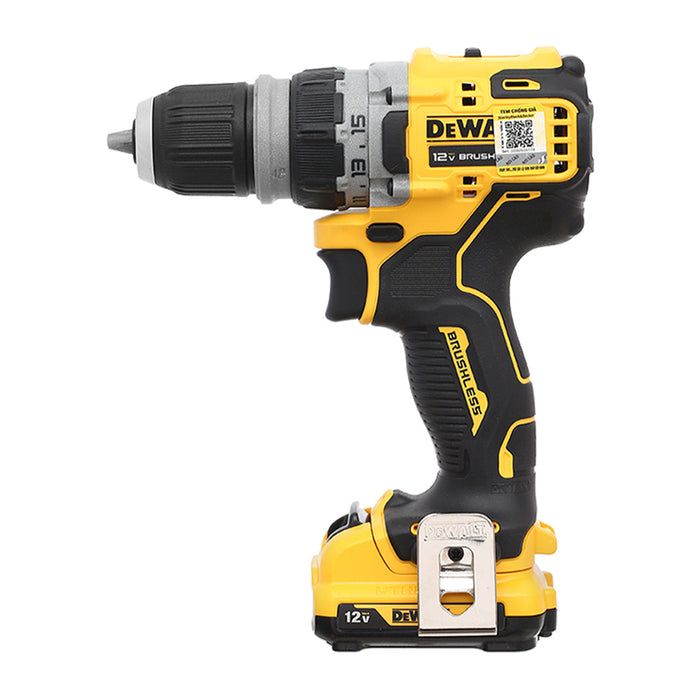 Máy khoan đa năng 4 đầu Dewalt DCD703D2-B1, động cơ không chổi than, dùng Pin 12V