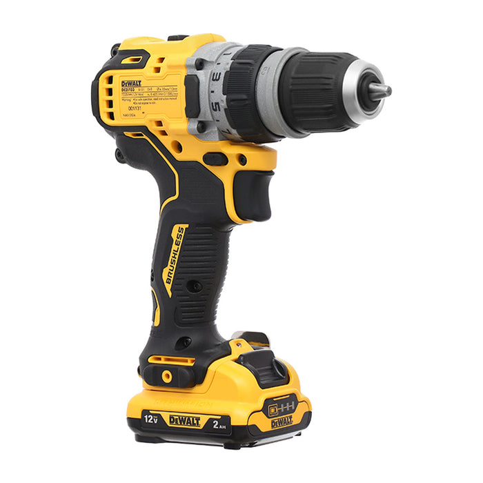 Máy khoan đa năng 4 đầu Dewalt DCD703D2-B1, động cơ không chổi than, dùng Pin 12V