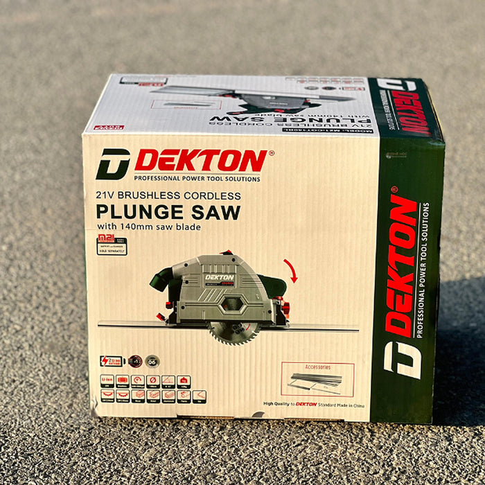Máy cưa đĩa trượt Dekton M21-CGT140BL dùng pin 21V, đường kính lưỡi 140mm