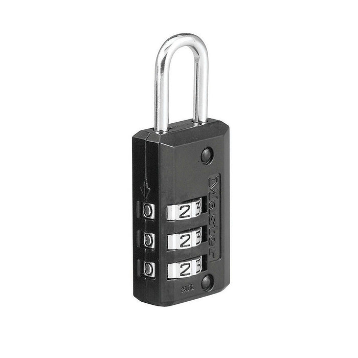 Ổ khóa số mini Master Lock 646EURD, thân khóa bằng kim loại được phủ sơn 20mm, 3 cọc số