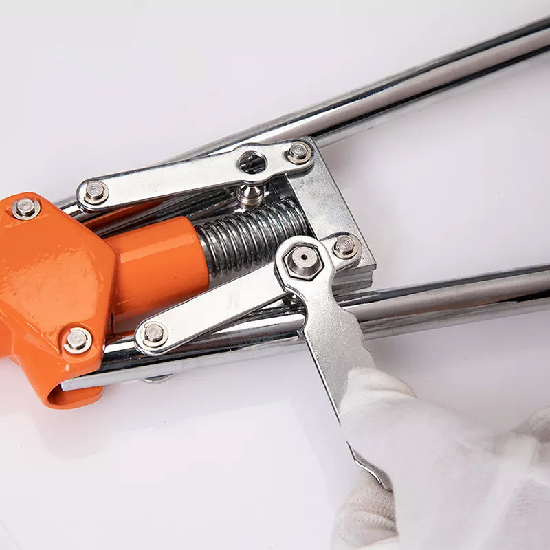 Kìm rút ri vê (rivet) trợ lực cao cấp Kendo 45604 dài 425mm (17 inch), 4 đầu rút đinh với kích thước từ 2.4mm - 4.8mm, vật liệu nhôm đúc