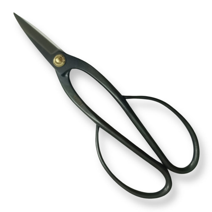 Kéo tỉa cây Bonsai cán bầu dục Fujiya FBH-02, kích thước 210mm, chất liệu thép carbon. Xuất xứ Nhật Bản