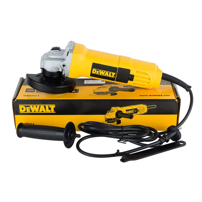 Máy mài góc Dewalt DW801-B1 đường kính đĩa 100mm, công suất 850W, công tắc đuôi