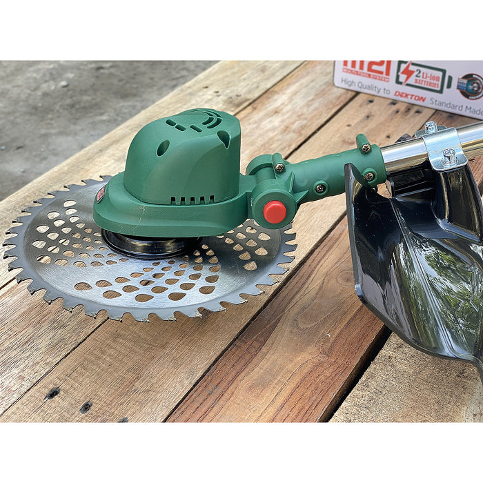 Máy cắt cỏ Dekton M21-CC2301 dùng pin 21V, độ rộng cắt tối đa 230mm