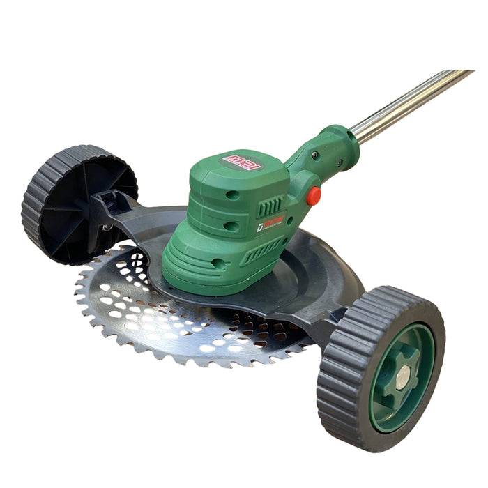 Máy cắt cỏ Dekton M21-CC2302 dùng pin 21V, độ rộng cắt tối đa 230mm, có bánh xe di chuyển