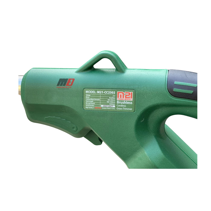 Máy cắt cỏ Dekton M21-CC2302 dùng pin 21V, độ rộng cắt tối đa 230mm, có bánh xe di chuyển