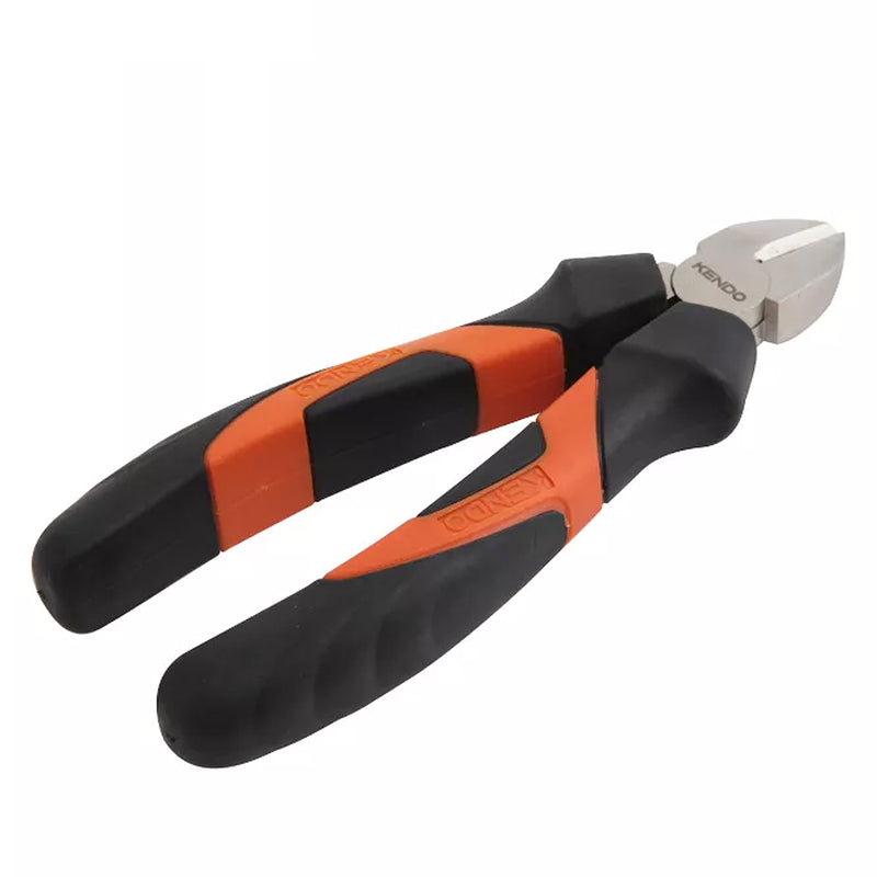 Kìm cắt Kendo dài 6 inch - 7 inch (160mm - 180mm) vật liệu thép carbon mạ nickel, hệ chuyên nghiệp