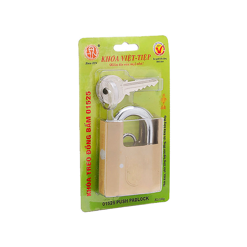 Ổ khóa treo đồng càng lật Việt tiệp