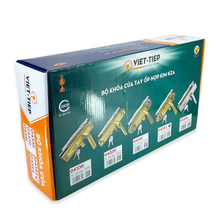 Ổ khóa tay gạt Việt Tiệp 04342 chất liệu bằng hợp kim Zinc Alloy với ổ 1 đầu