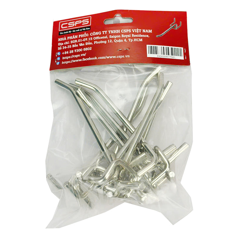 Phụ kiện bộ 9 móc treo dụng cụ CSPS chiều dài từ 5cm - 10cm