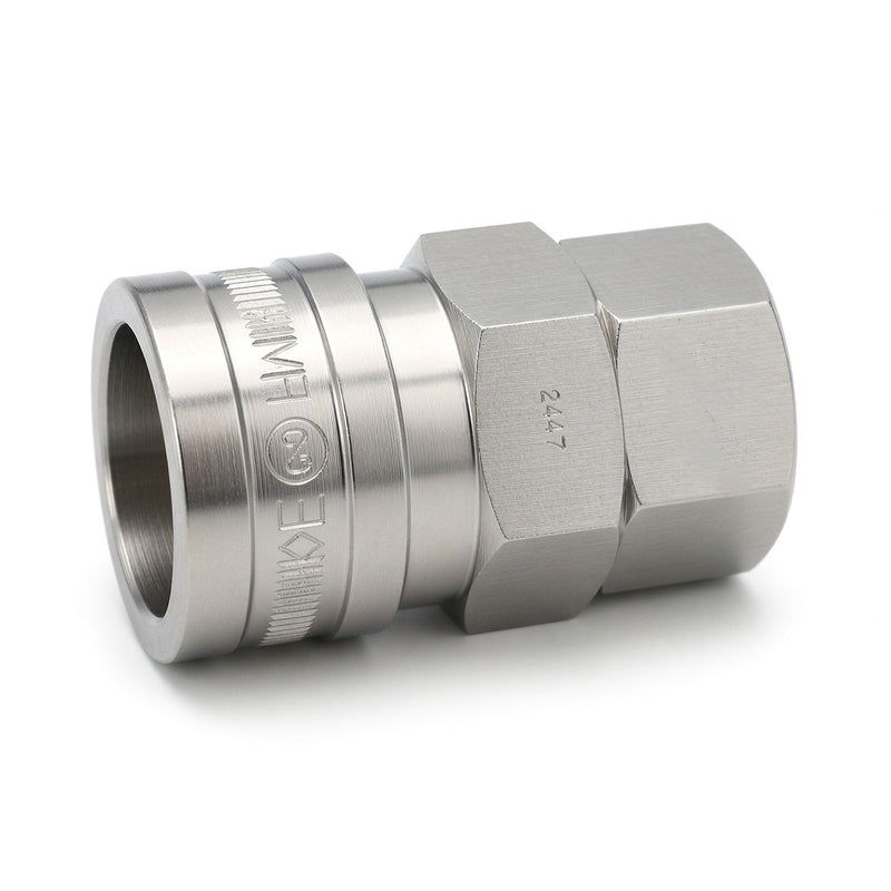 Đầu nối nhanh Hi Cupla Standard SF-Type (Socket) kiểu kết nối ren trong, gioăng tiêu chuẩn NBR (Nitrile Rubber)