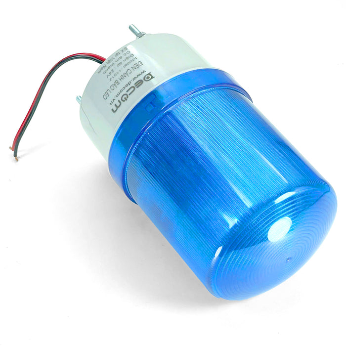 Đèn cảnh báo led xoay Decom không còi và có còi