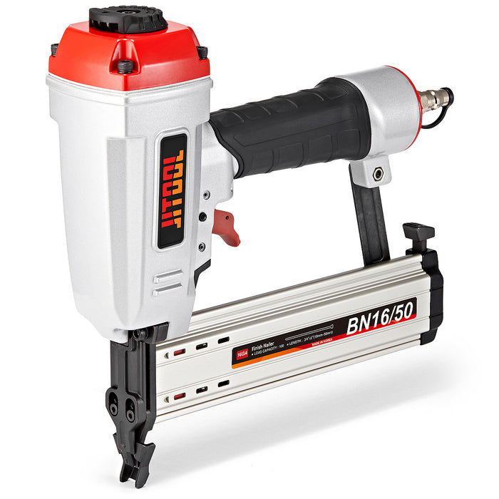 Máy bắn đinh T dùng khí nén JITOOL BN16/50, kích thước đinh 19mm - 50mm, cỡ đinh 16Ga